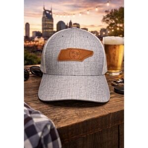 Local Crowns Hat Leather Patch State Of Texas Adjustable